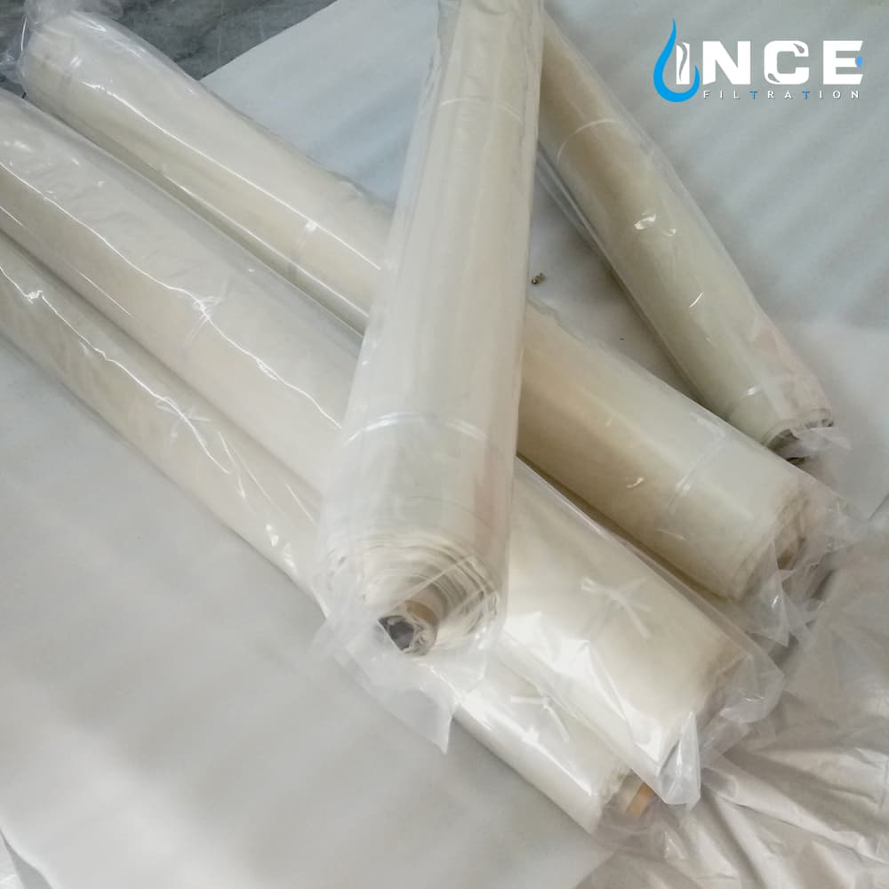 Silk filter mesh close view
