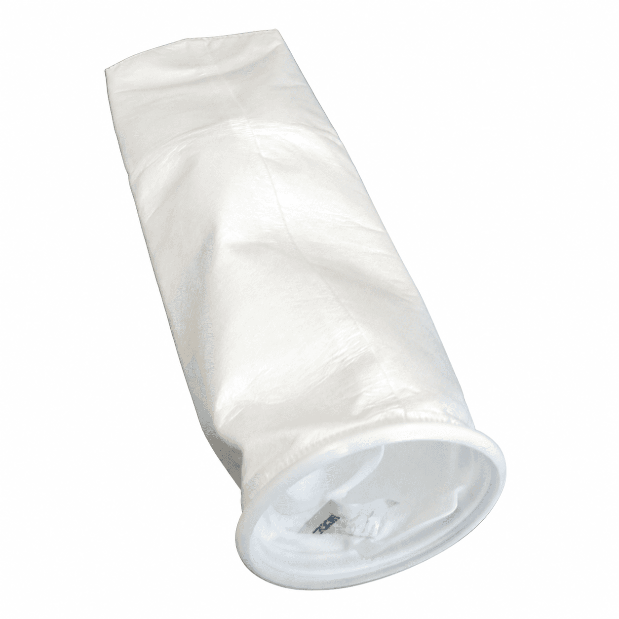 Polypropylene felt liquid filter bag with internal turned ring
