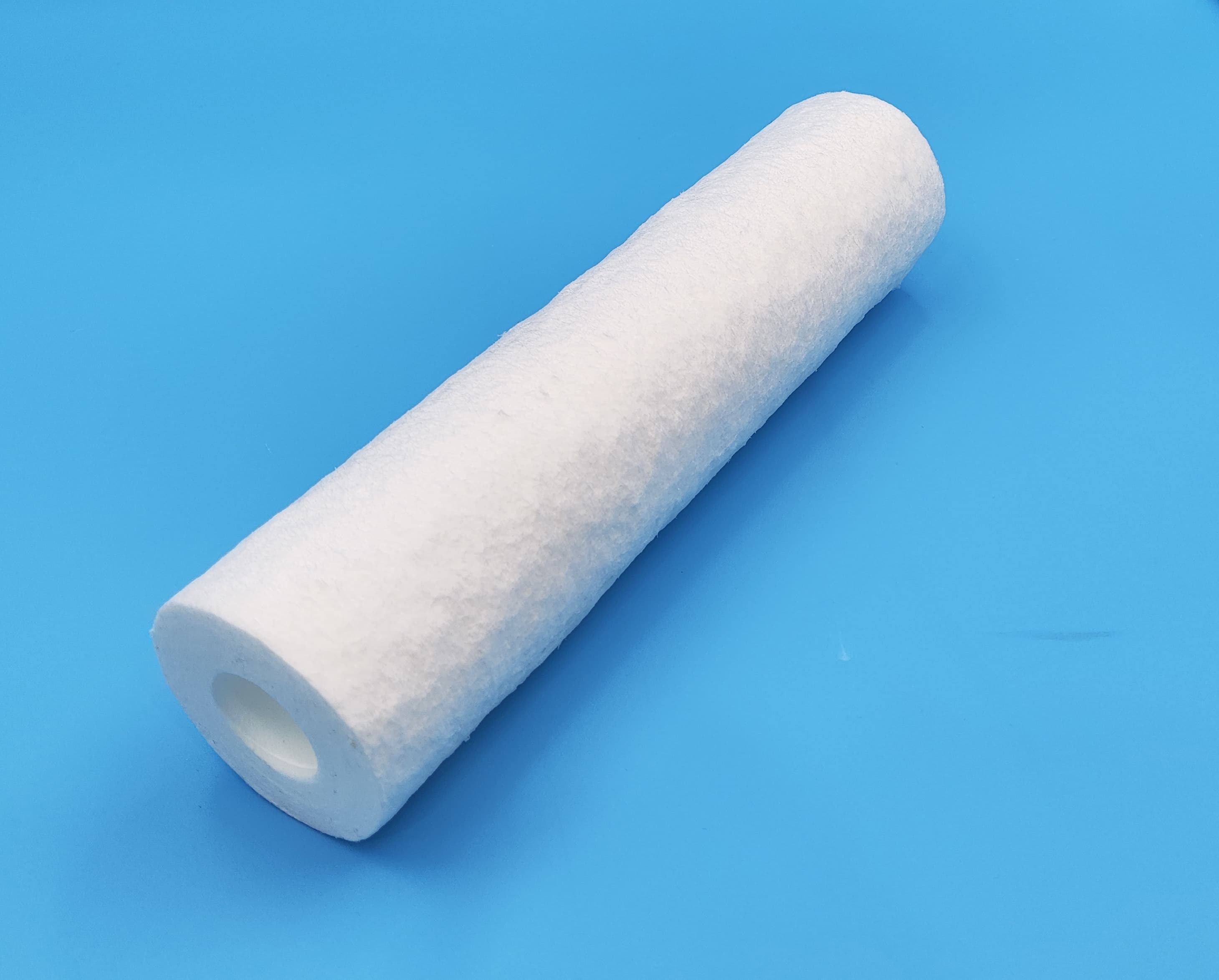 Orange peel melt blown filter cartridge