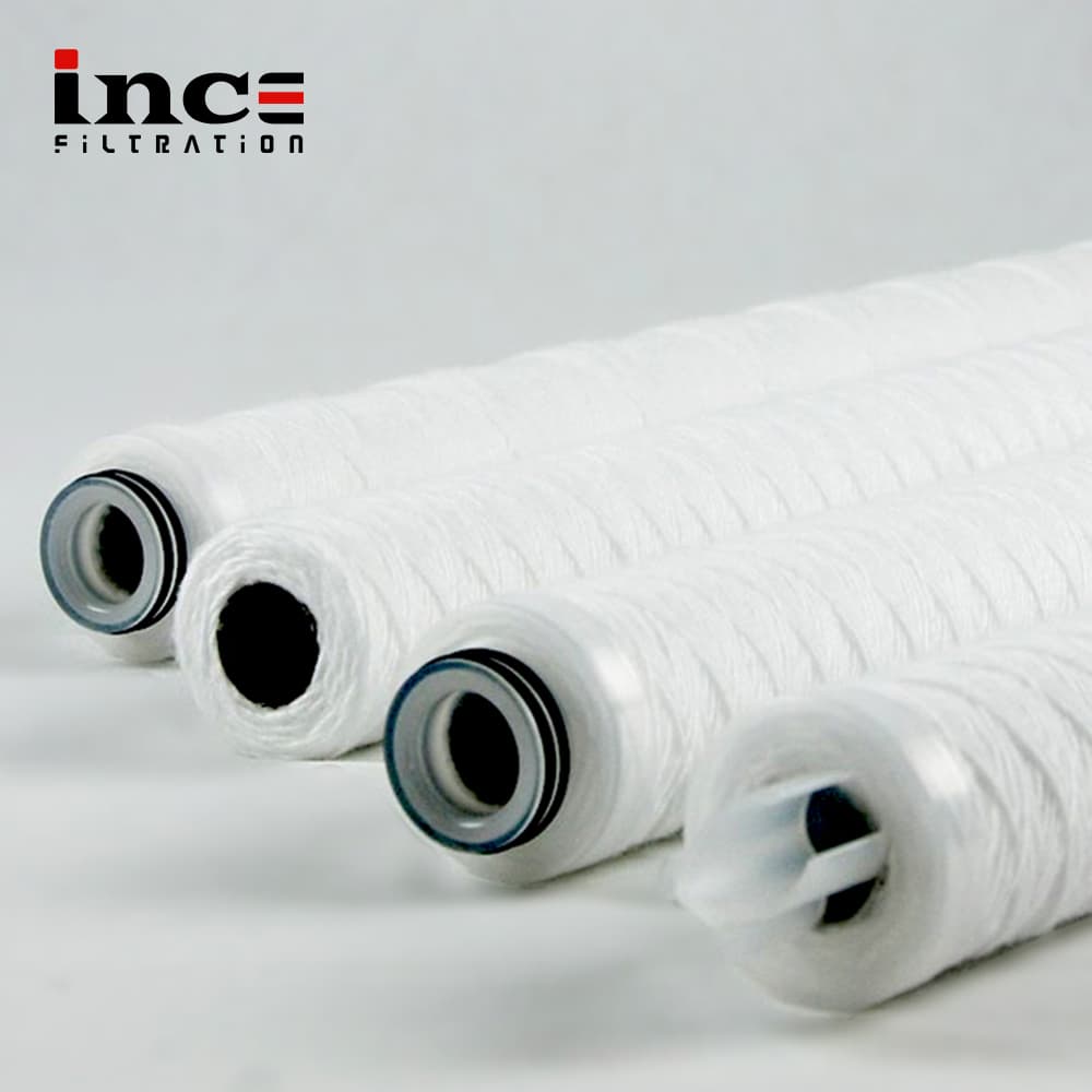 String wound filter cartridge